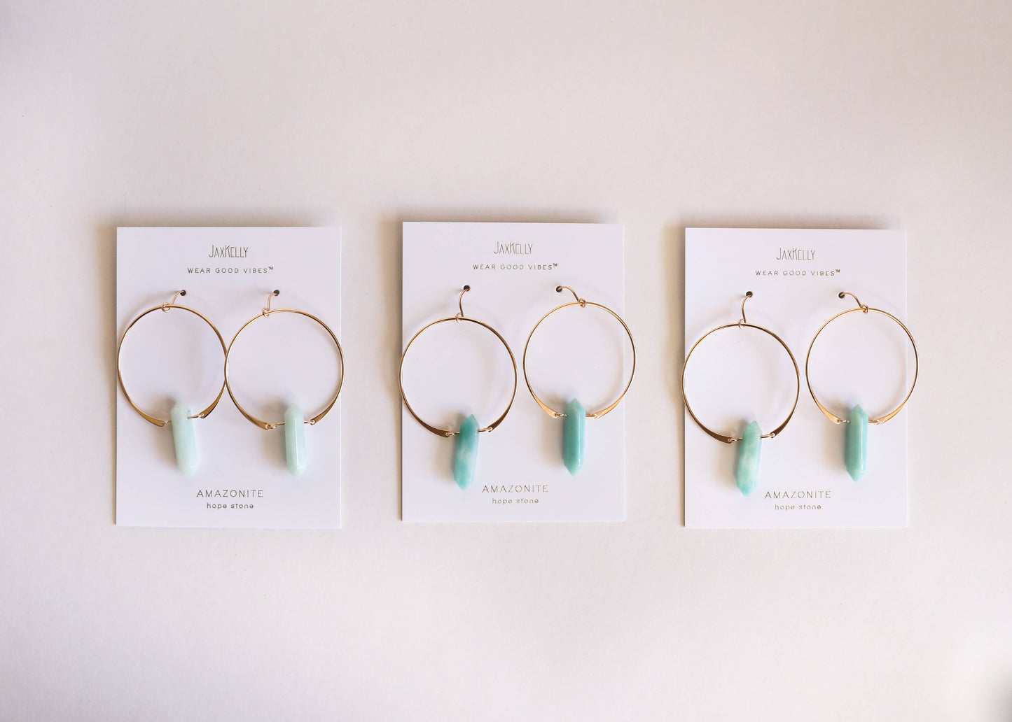Hoops - Amazonite - Earring