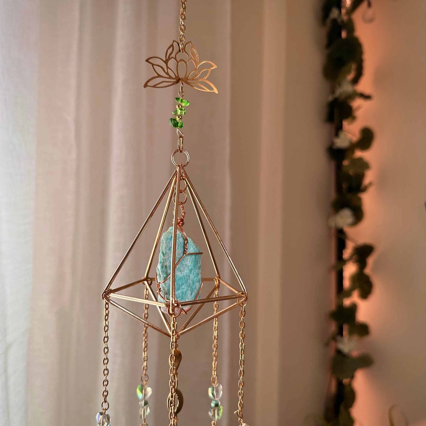 Amazonite Bloomscape Suncatcher