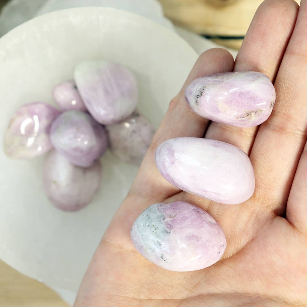 Kunzite Tumbled Stones