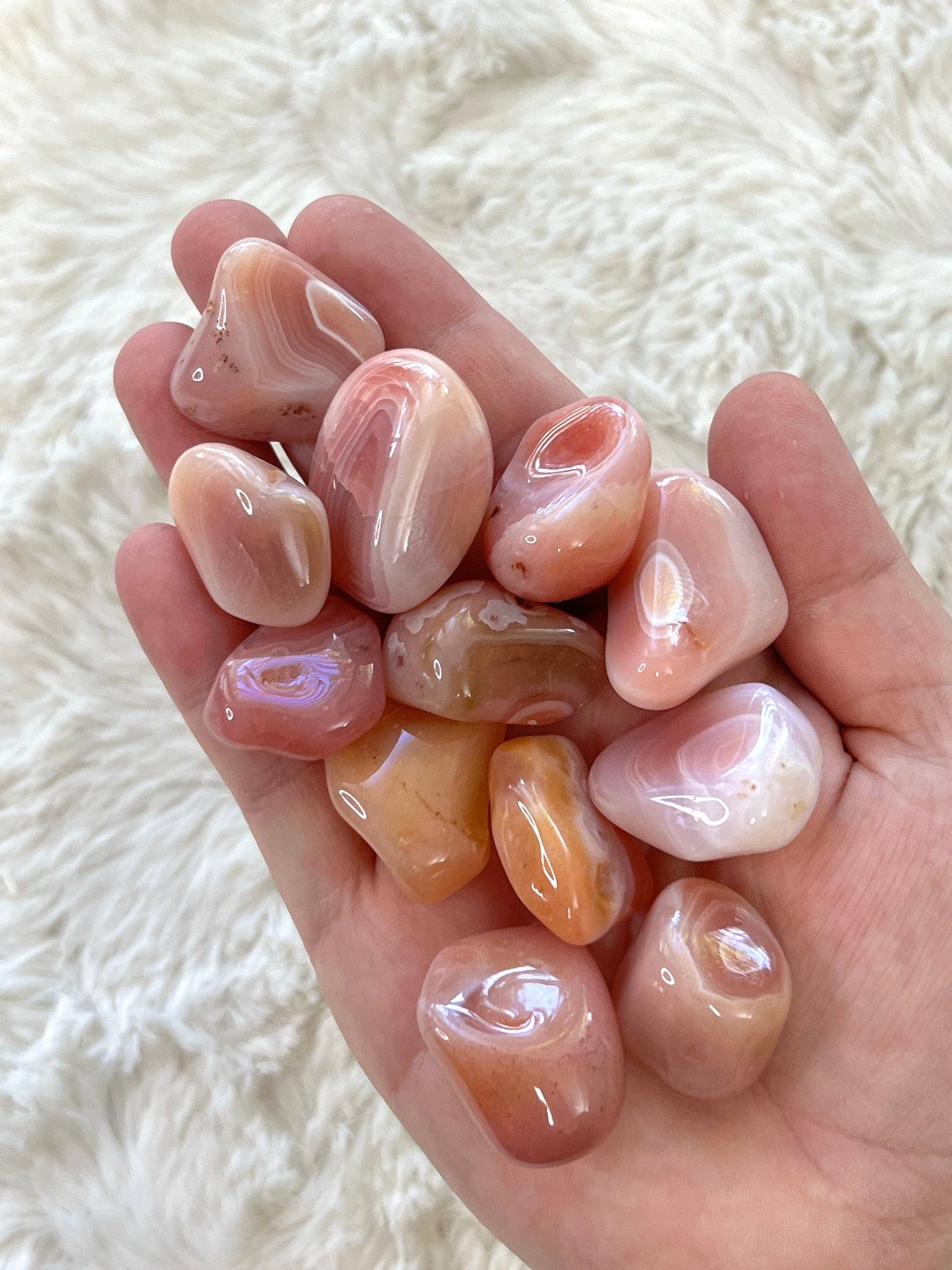 Apricot Agate Tumble