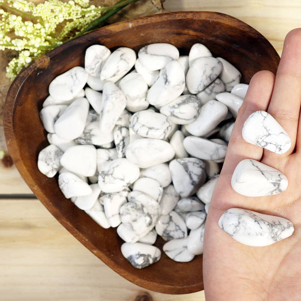 Howlite Tumbled Stones