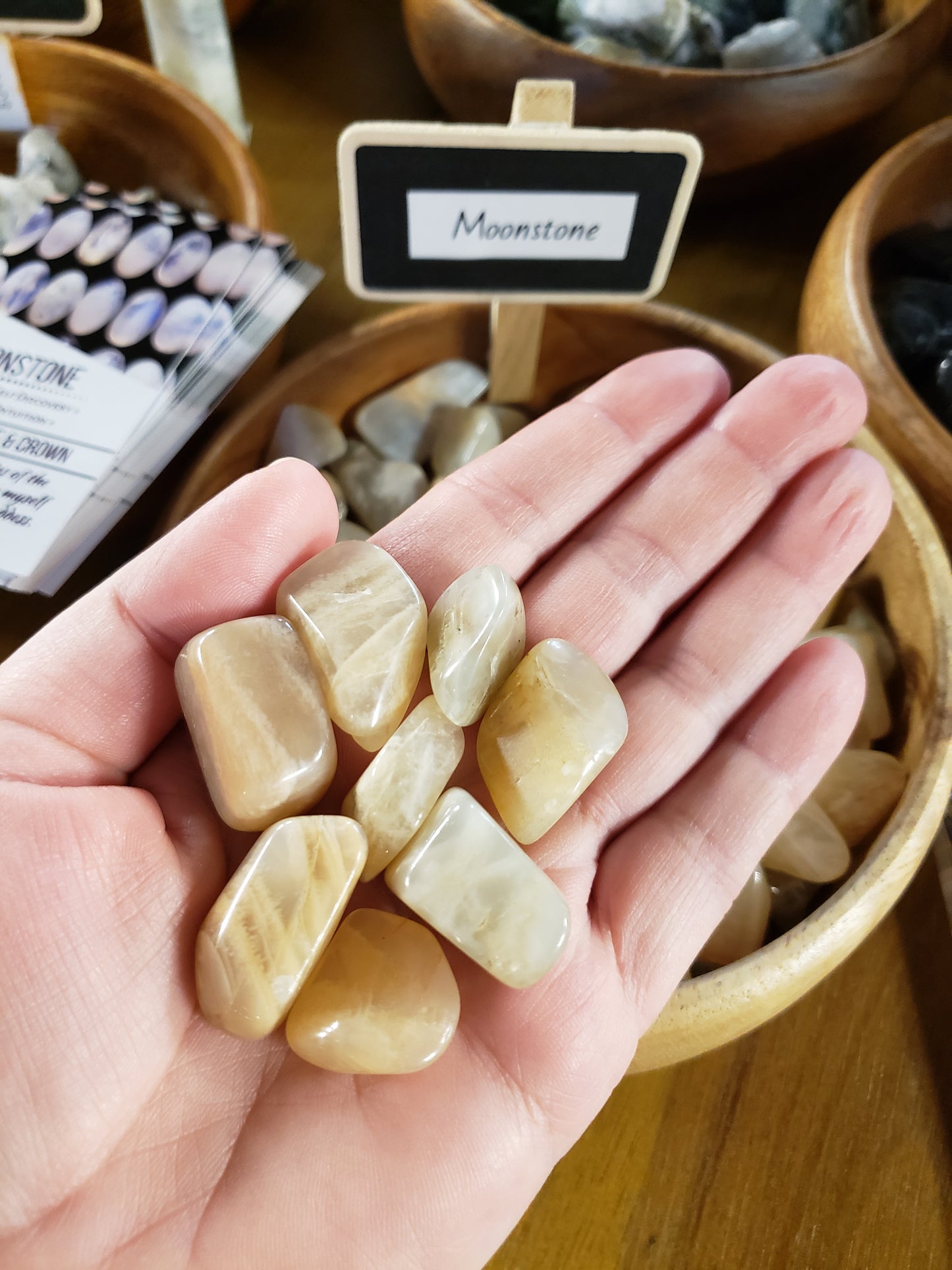Moonstone Tumbled Stones