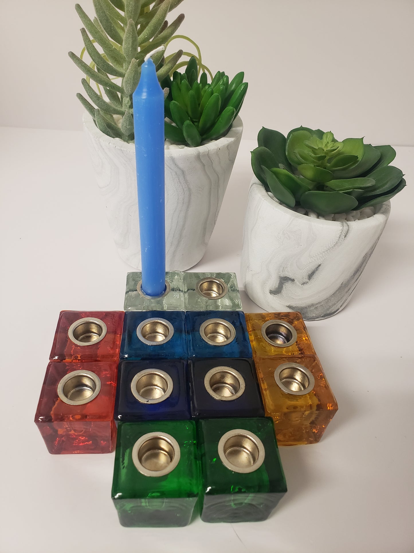 Glass Mini-Candle Holder