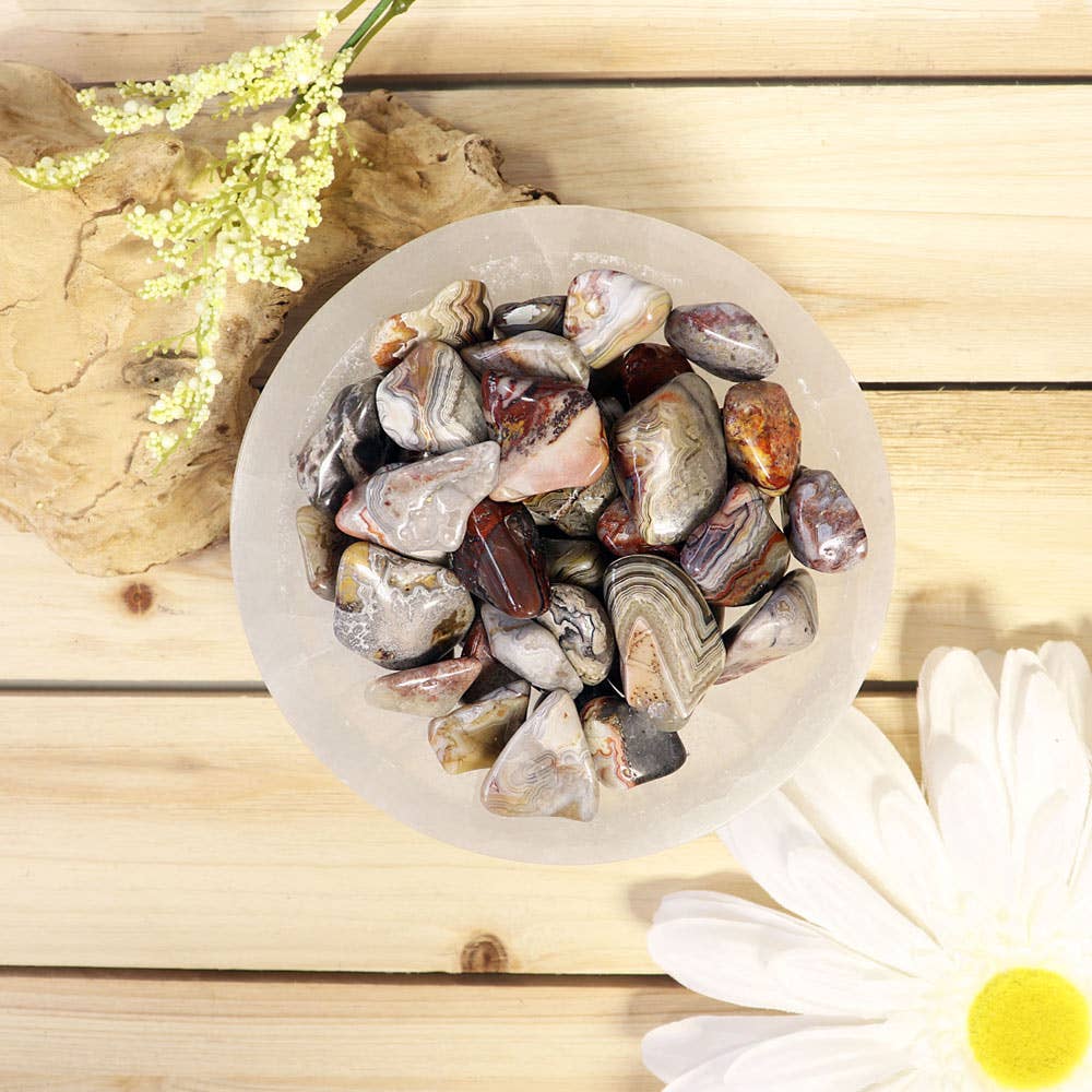 Crazy Lace Agate Tumbled Stones | Crazy Lace Agate