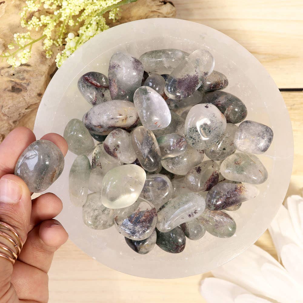 Garden Quartz Tumbled Stones
