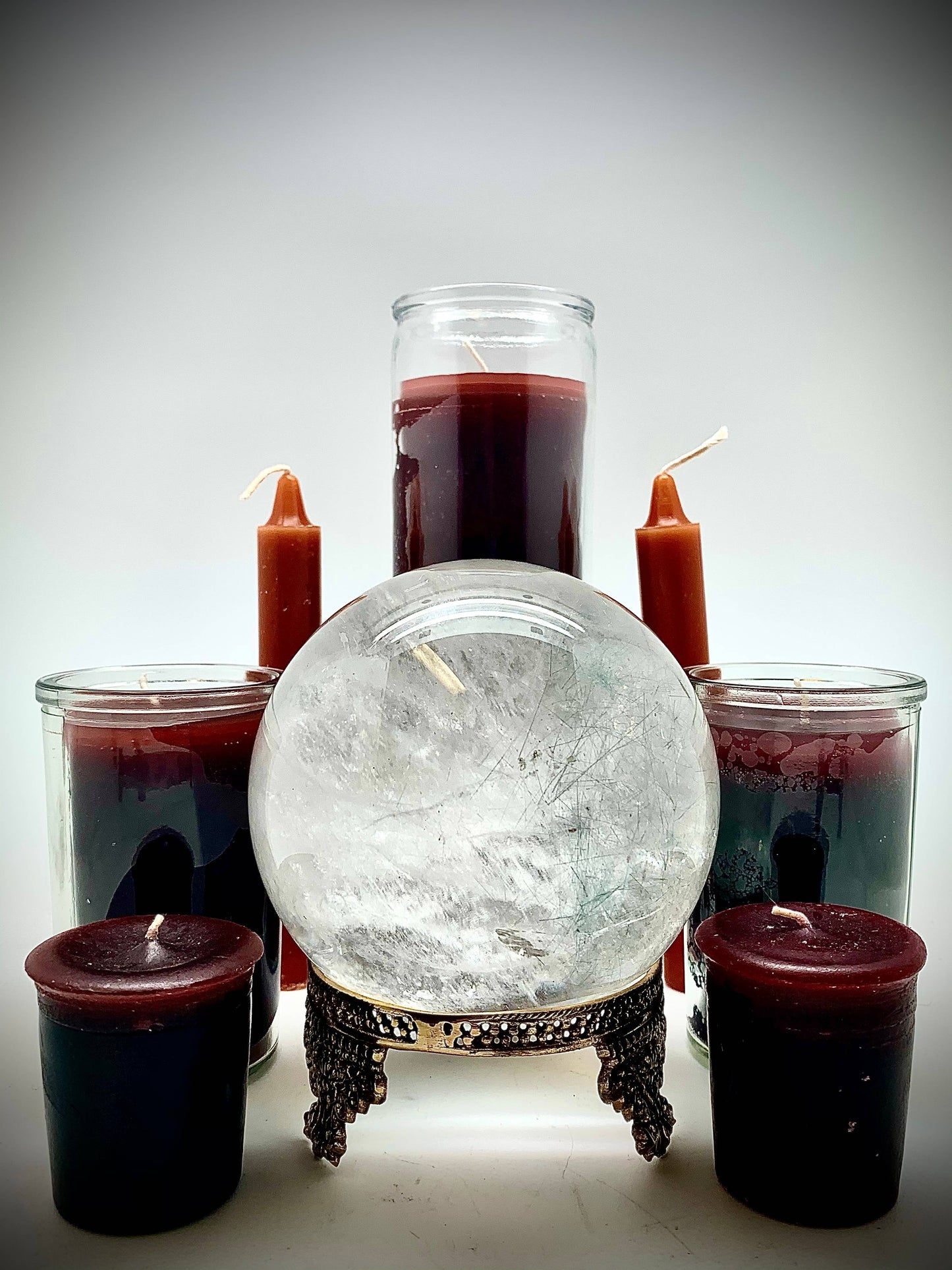 Brown 7 Day Candle - Grounding, Courage, Endurance