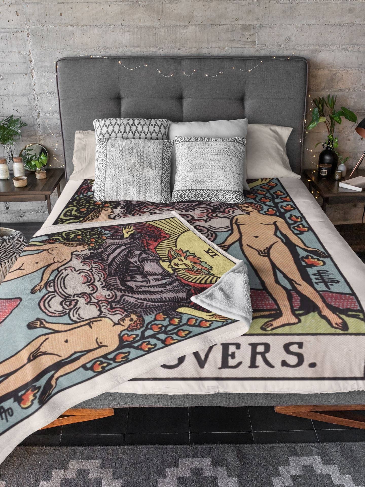 Lovers Tarot Blanket