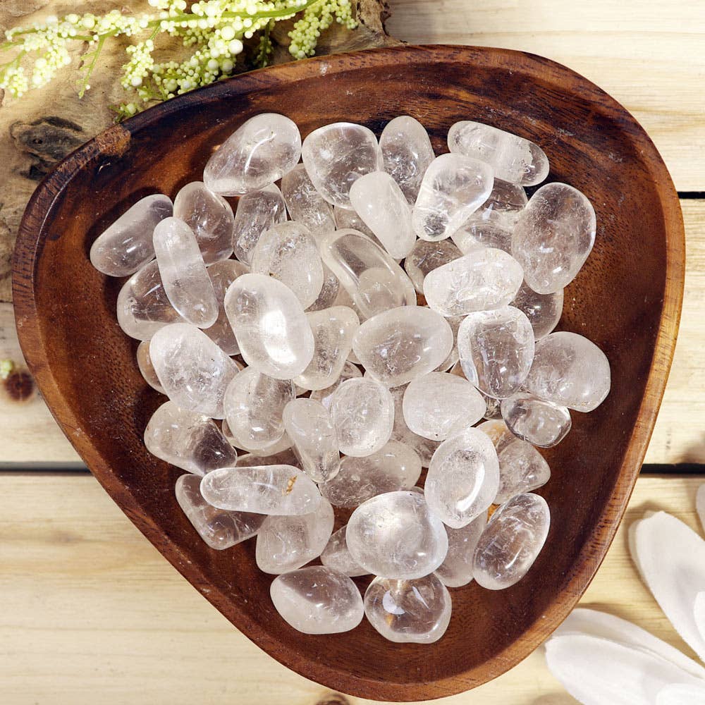 Clear Quartz Tumbled Stones