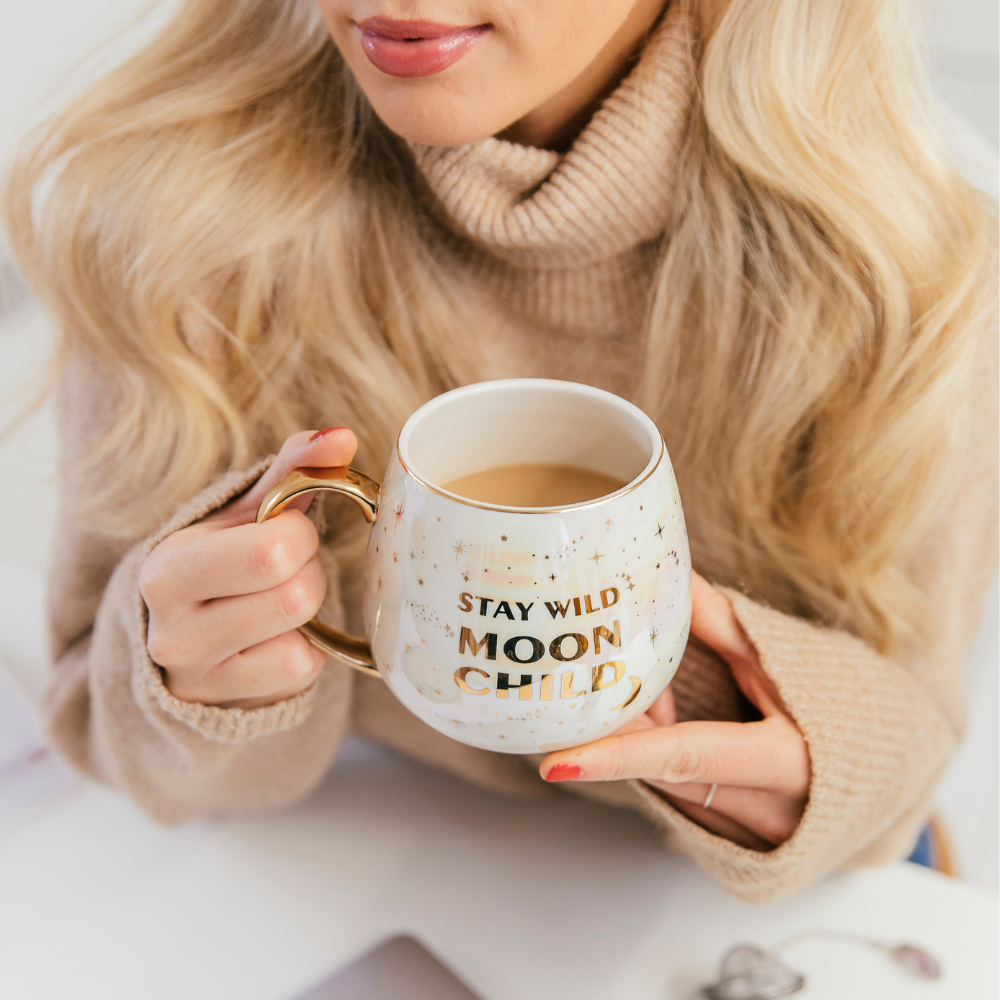 Moon Child - Mug Gift Set with Amethyst Tea Accessories