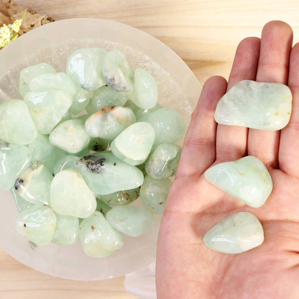 Prehnite Tumbled Stones