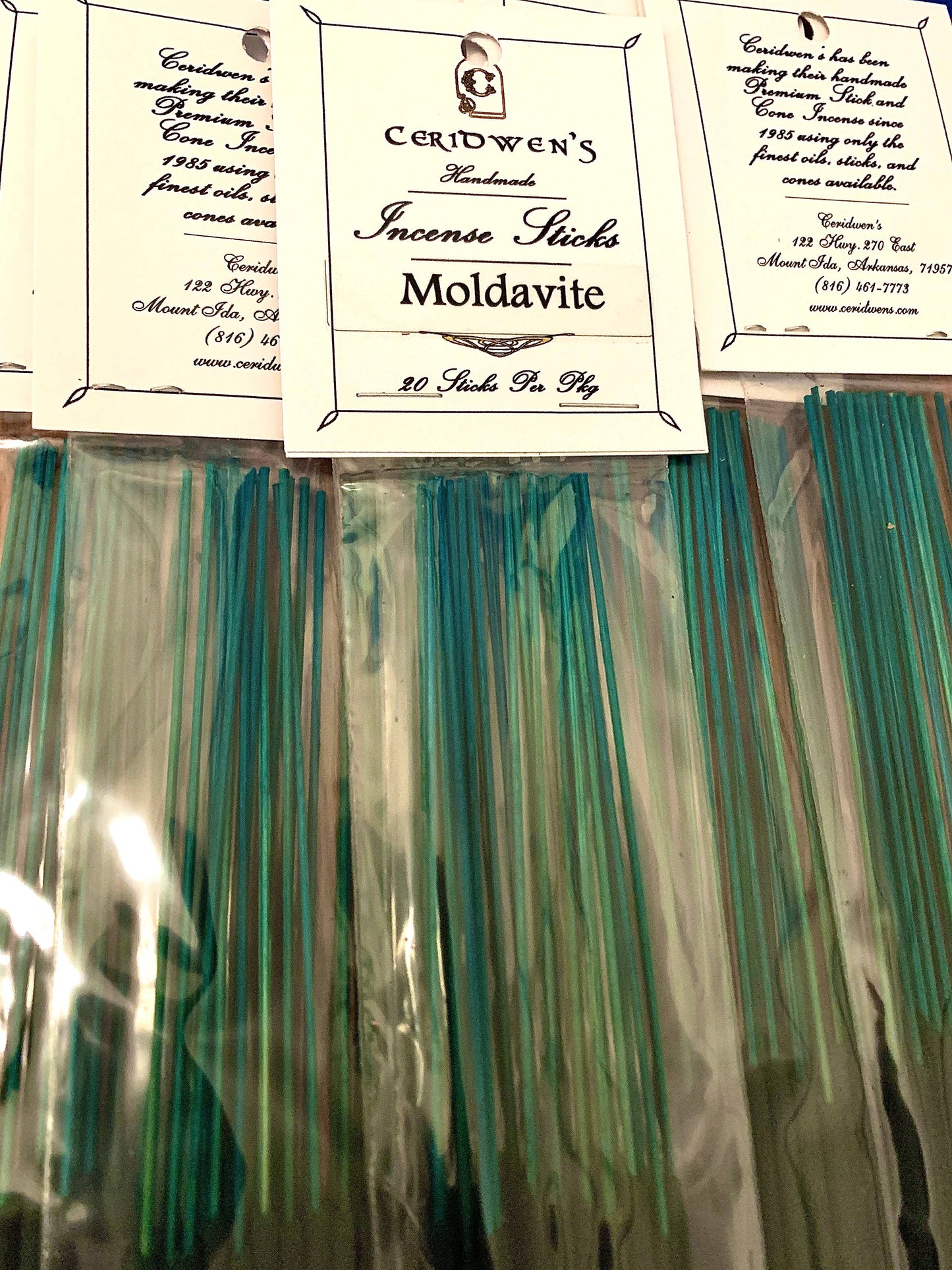 Moldavite Incense Sticks