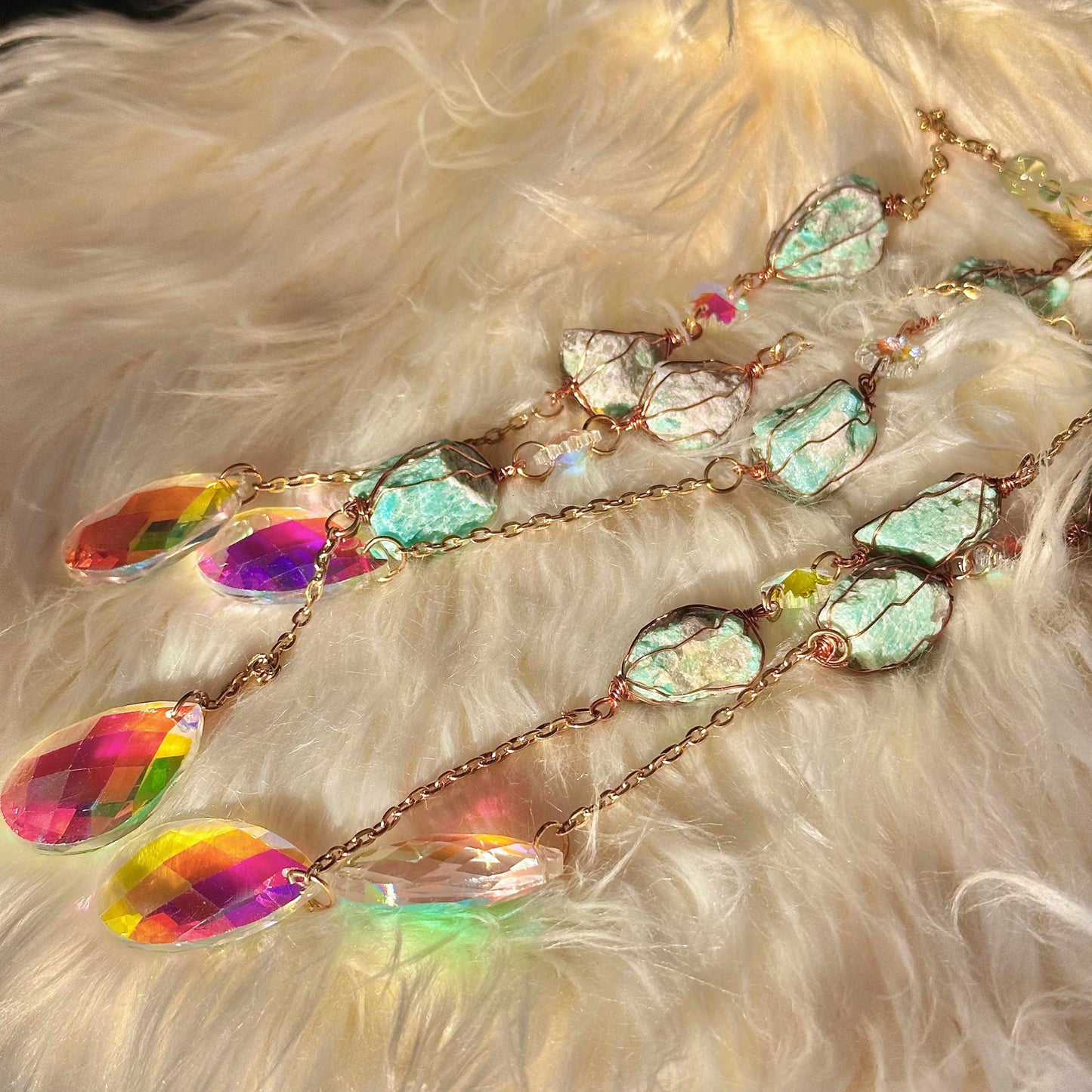 Amazonite Bloomscape Suncatcher
