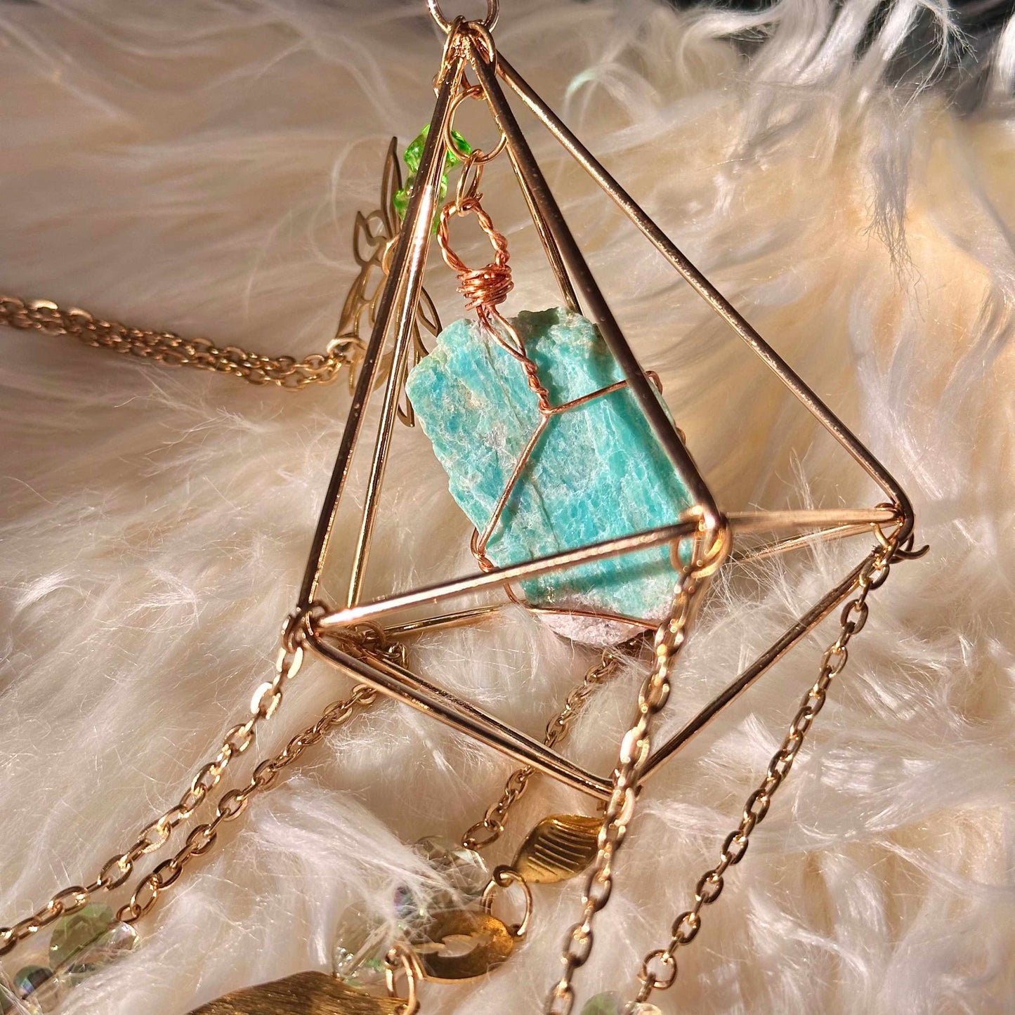 Amazonite Bloomscape Suncatcher