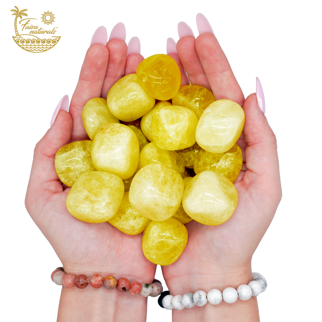 Yellow Citrine Tumbled Crystals