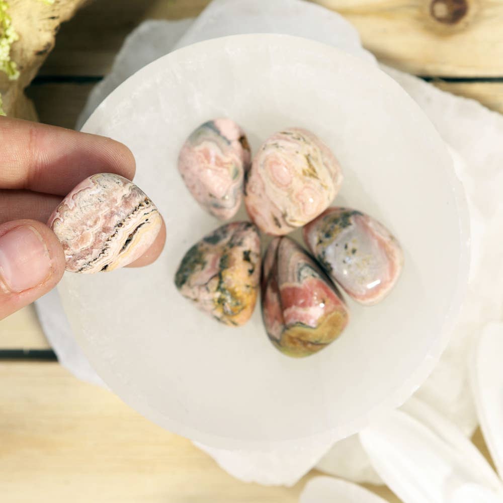 Rhodochrosite Tumbled Stones