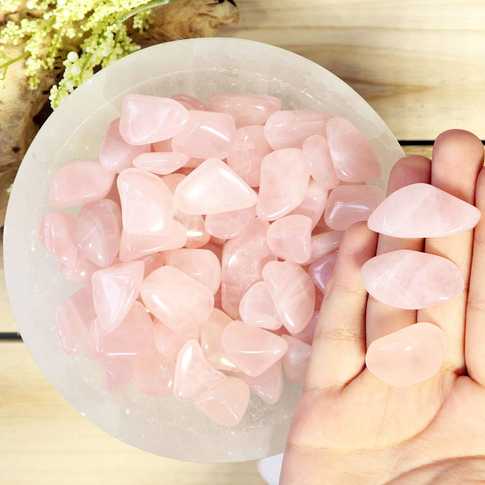 Rose Quartz Tumbled Stones