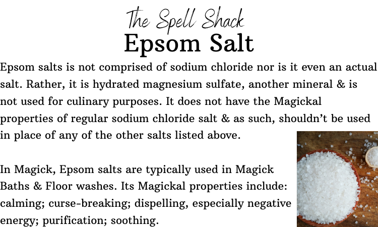 Epsom Salt