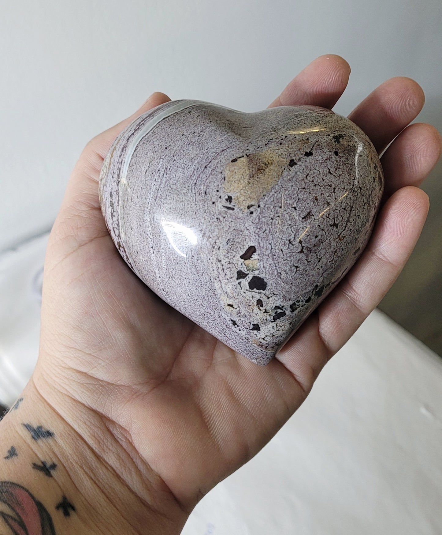Ocean Jasper Heart