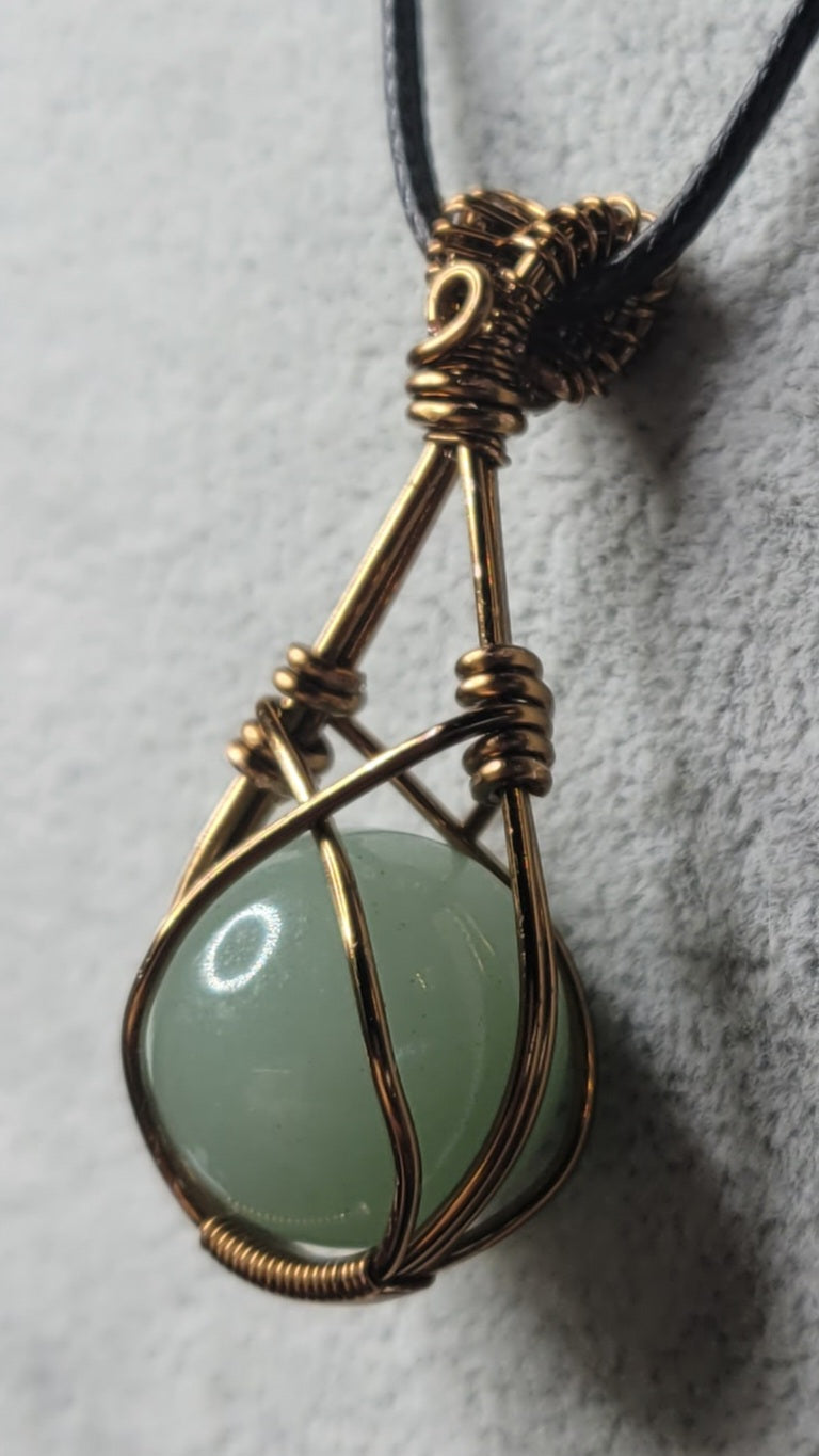 Green Aventurine Wire Wrap