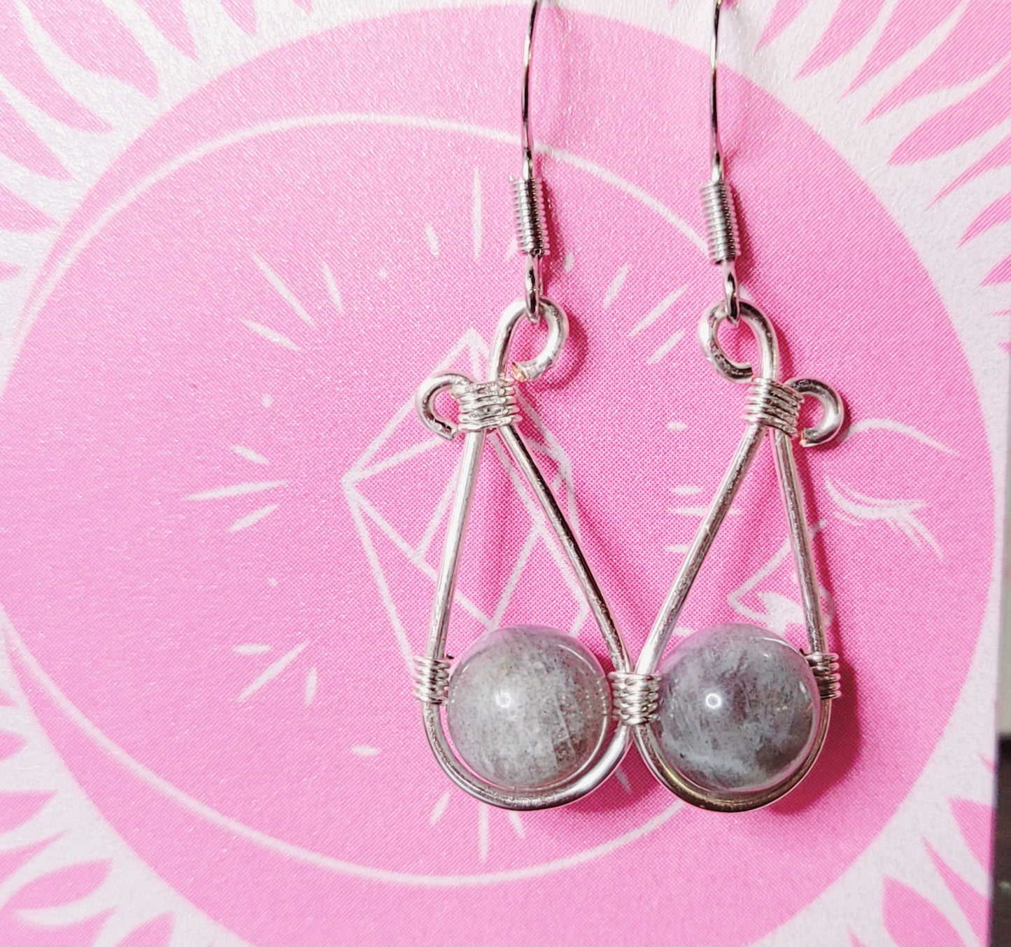 Labradorite Earrings