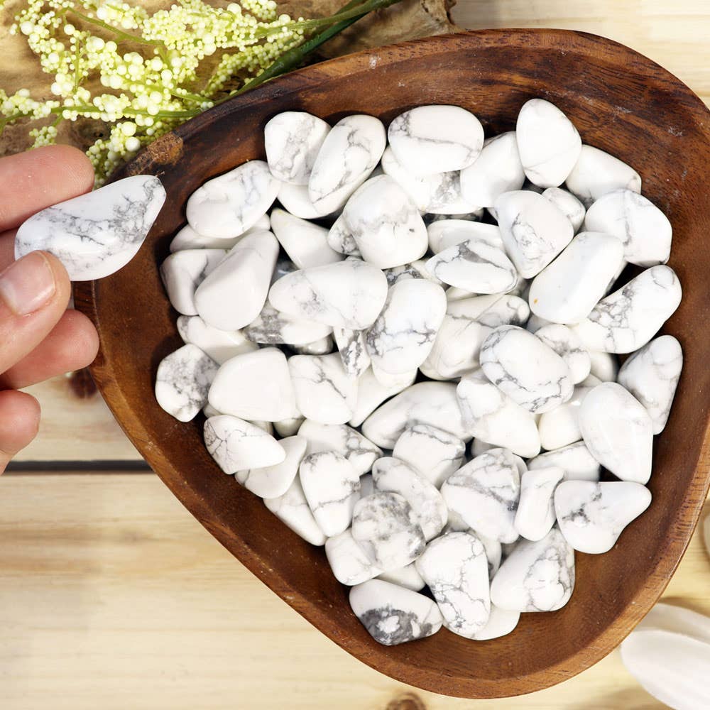 Howlite Tumbled Stones