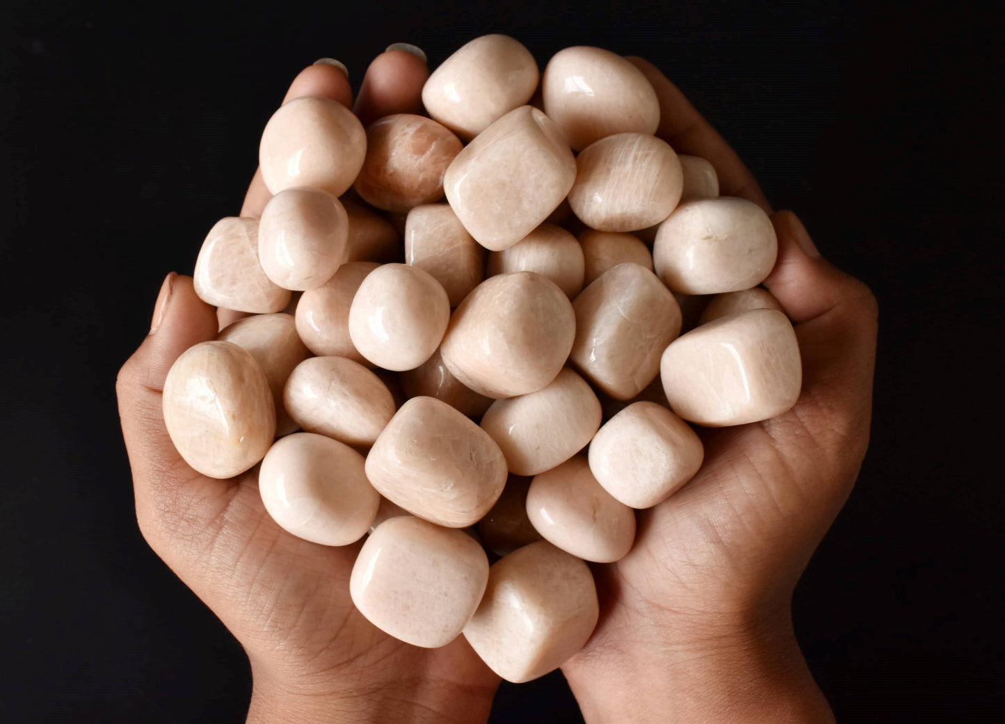 Peach Moonstone Tumbled Stones ~ Healing Tumbled Stones