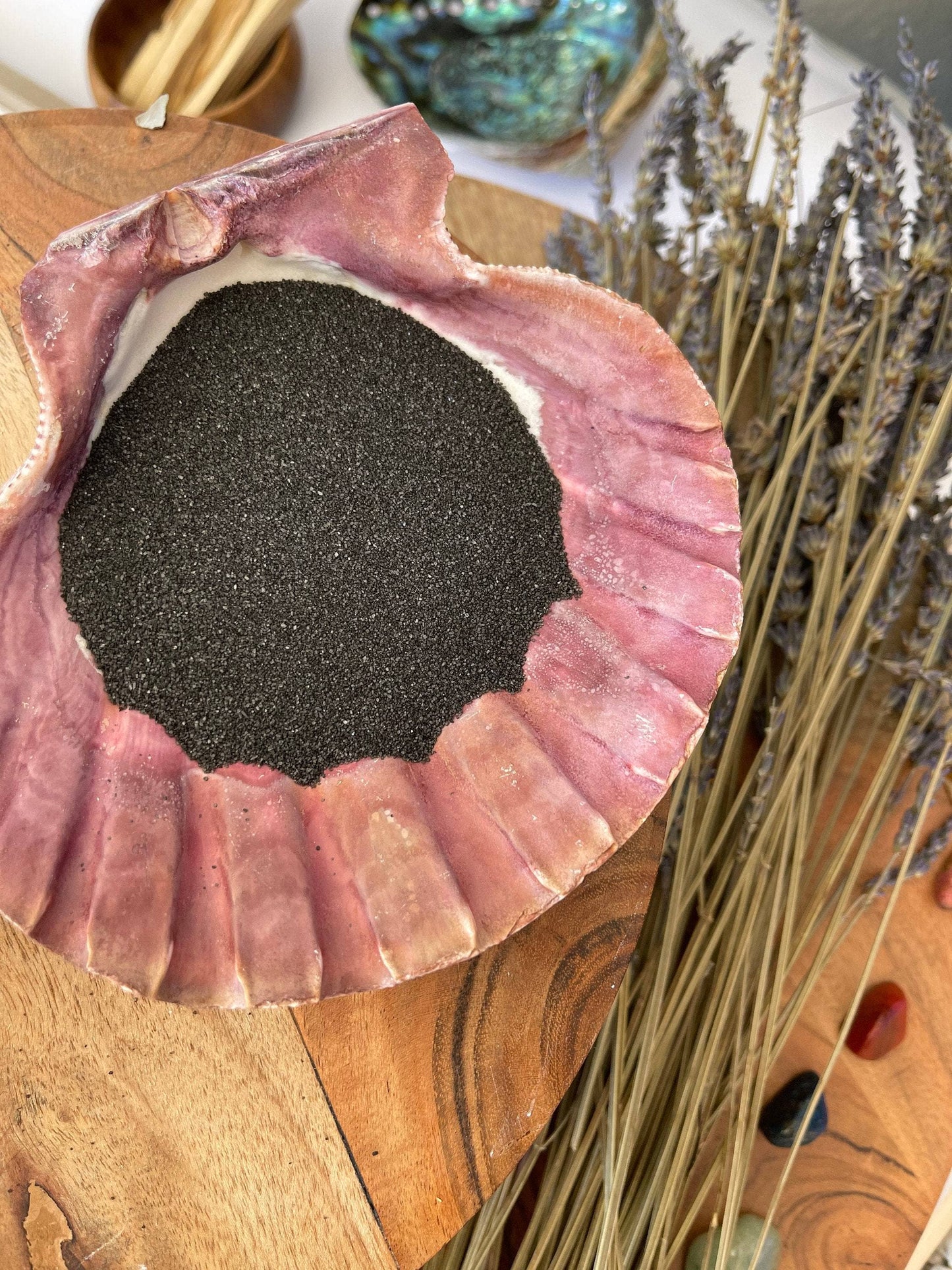 BLACK Sand-Incense,Sage,Palo Santo 4oz