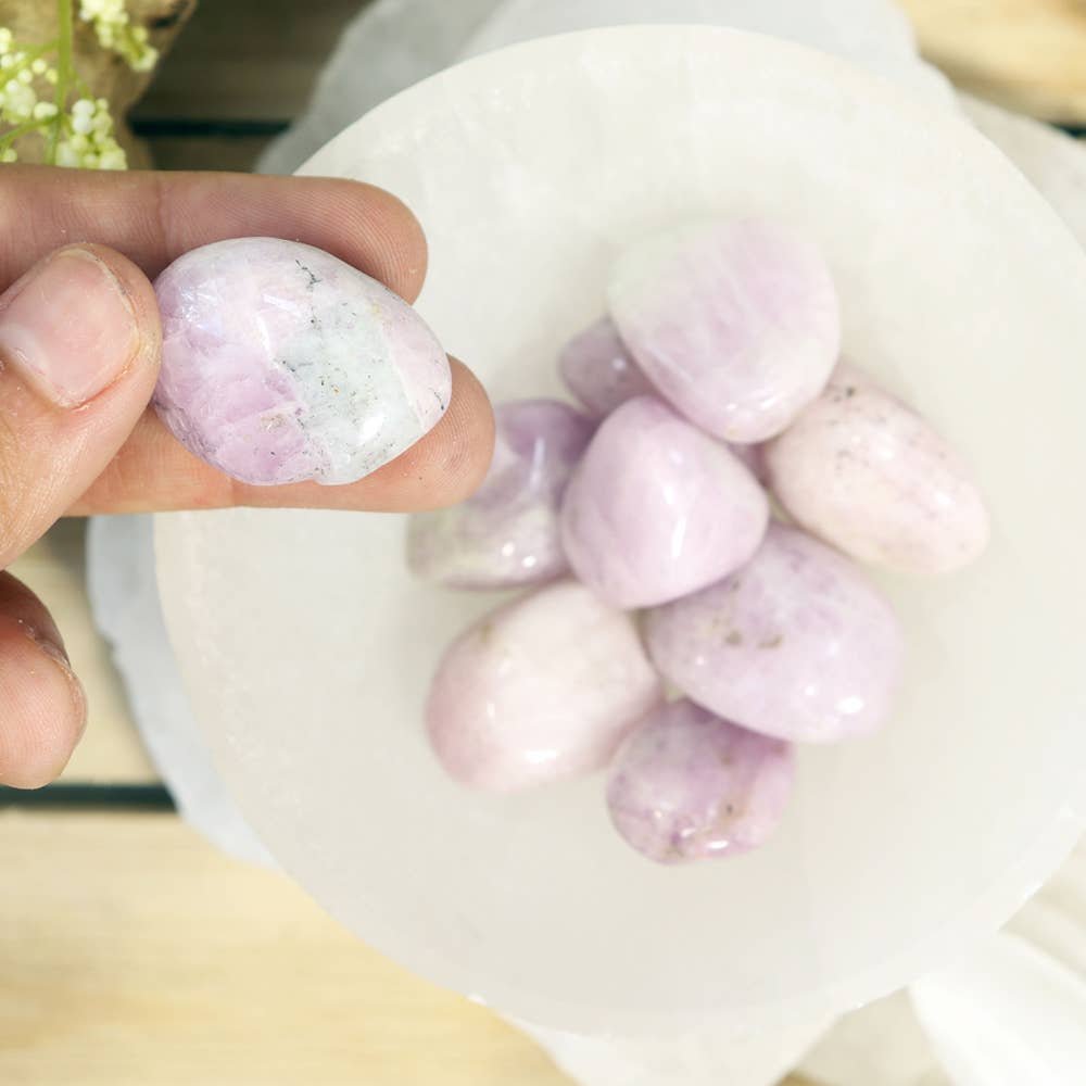 Kunzite Tumbled Stones