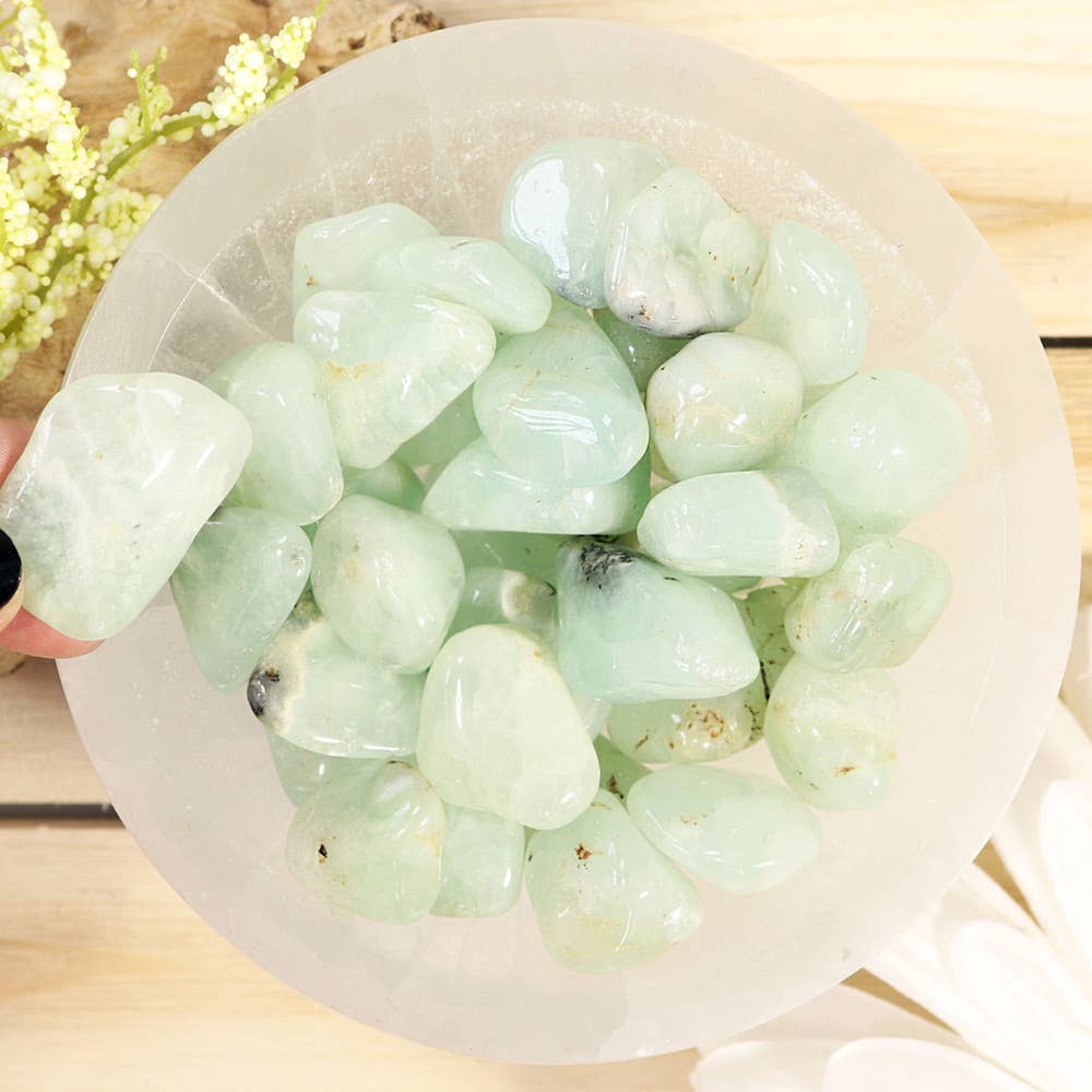 Prehnite Tumbled Stones