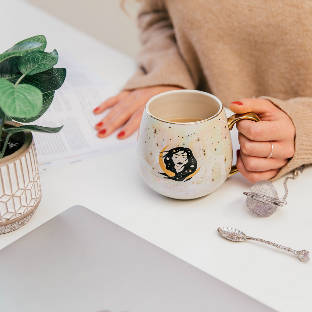 Moon Child - Mug Gift Set with Amethyst Tea Accessories