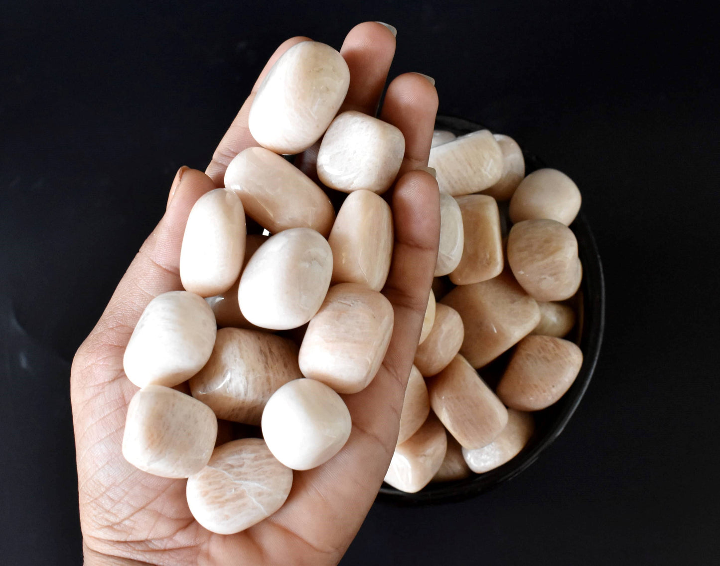 Peach Moonstone Tumbled Stones ~ Healing Tumbled Stones