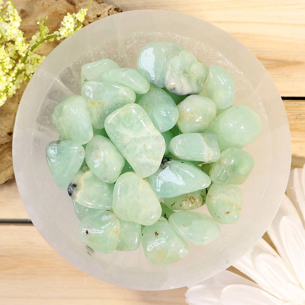 Prehnite Tumbled Stones