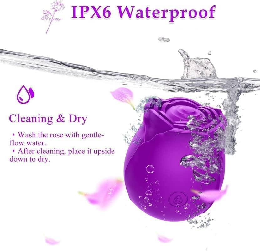 Rose Pleasure Toy-Purple