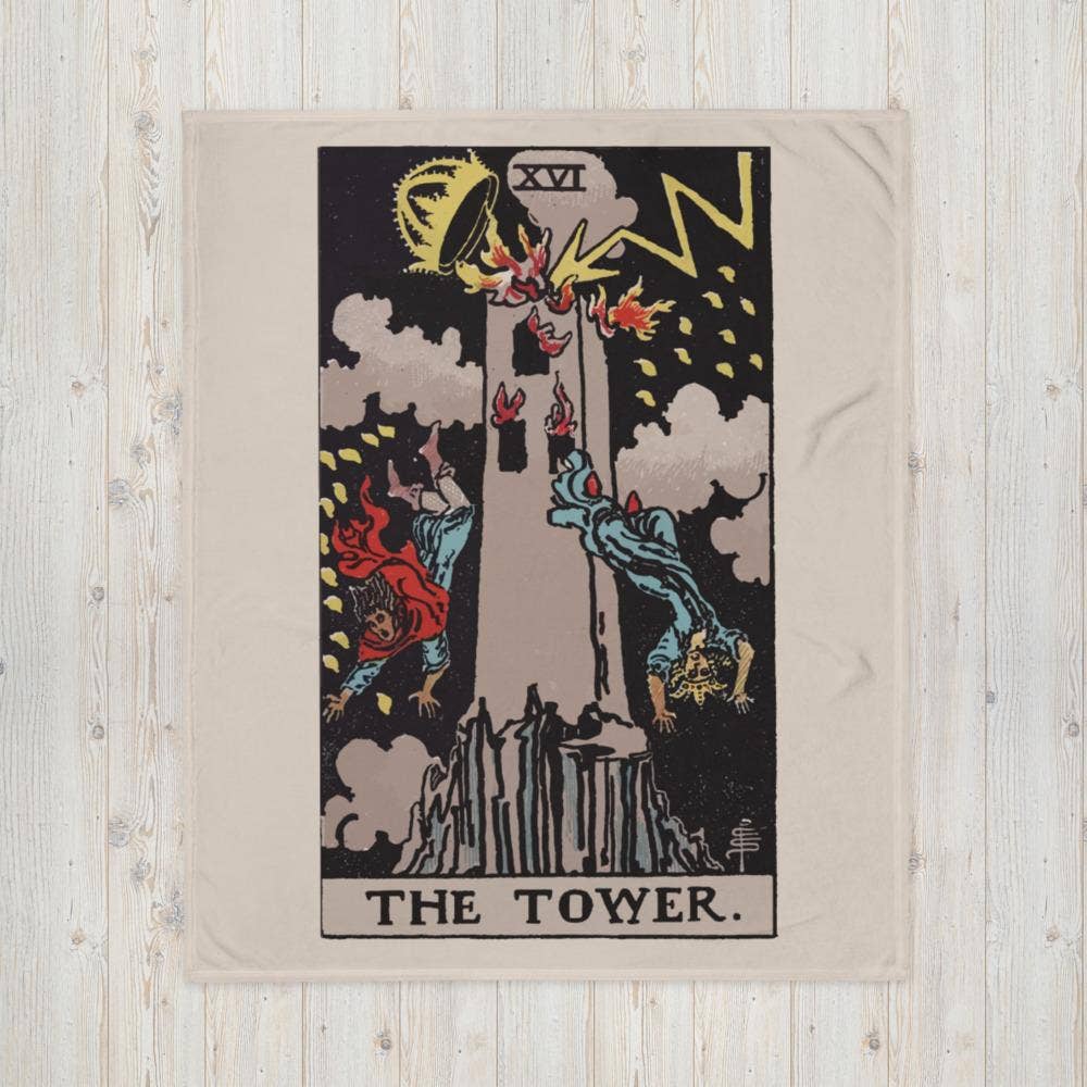 Tower Tarot Blanket
