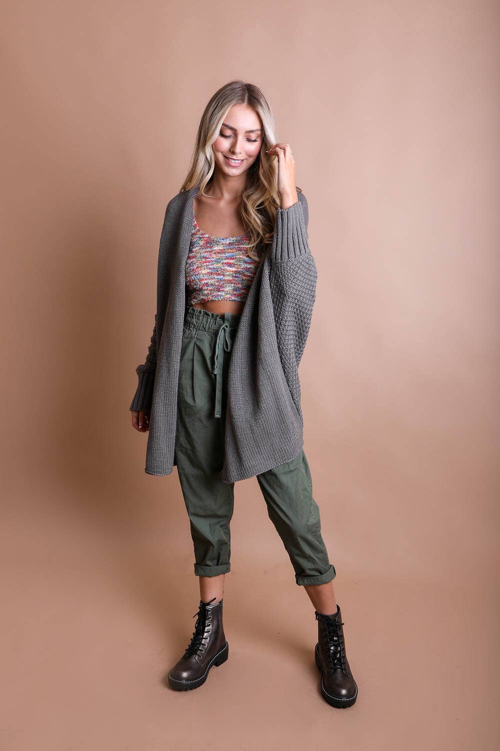 Bestselling! Bat Sleeve Knit Cardigan