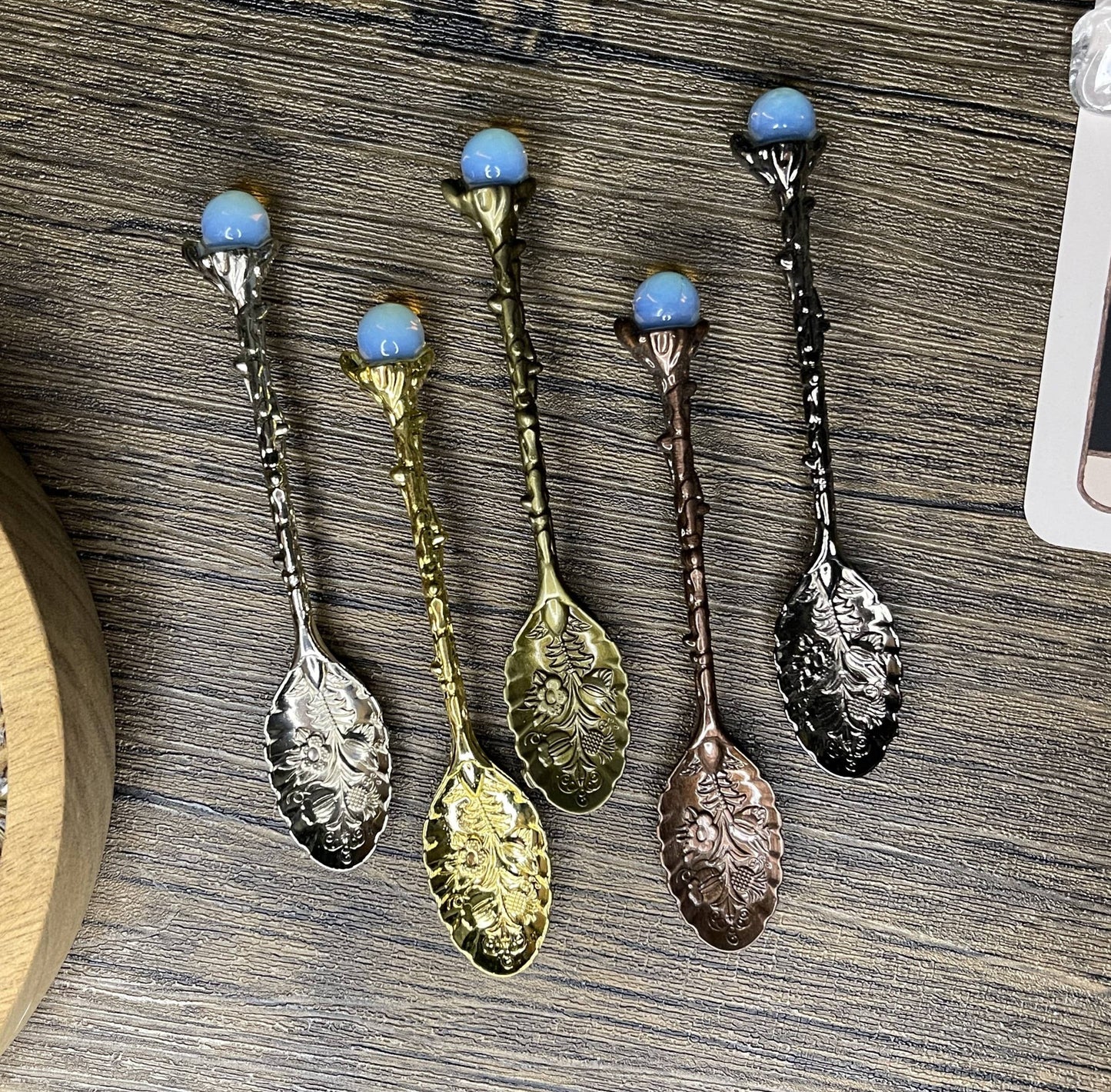 Opalite Crystal Spoon, Witchcraft Apothecary Supplies