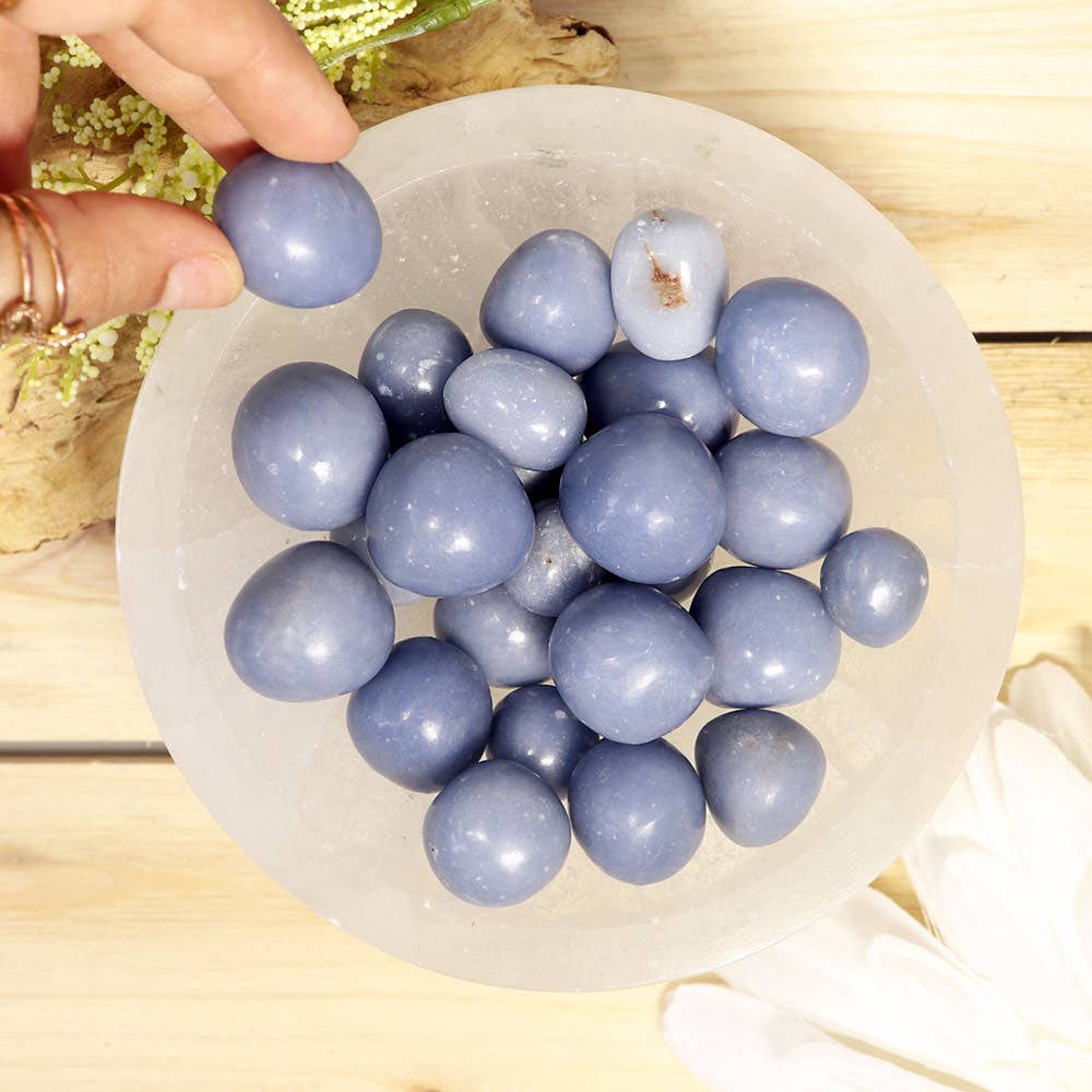 Angelite Tumbled Stones