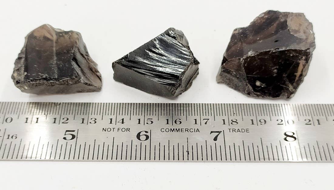 1Pc Black Obsidian Rough Stones ~  Raw