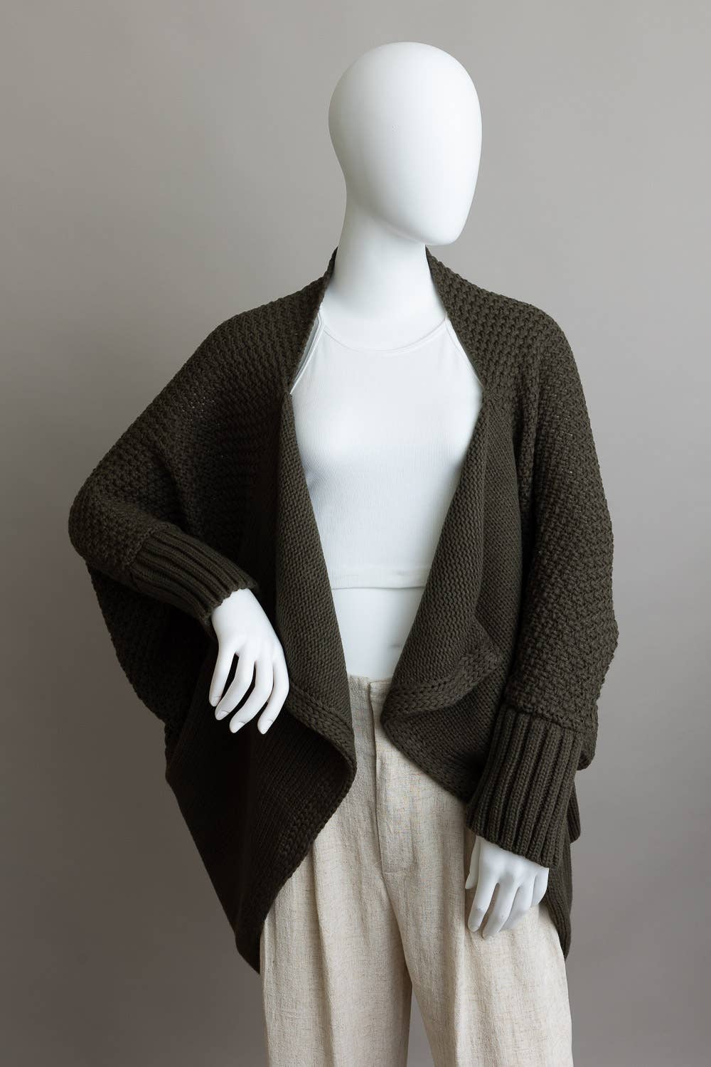 Bestselling! Bat Sleeve Knit Cardigan