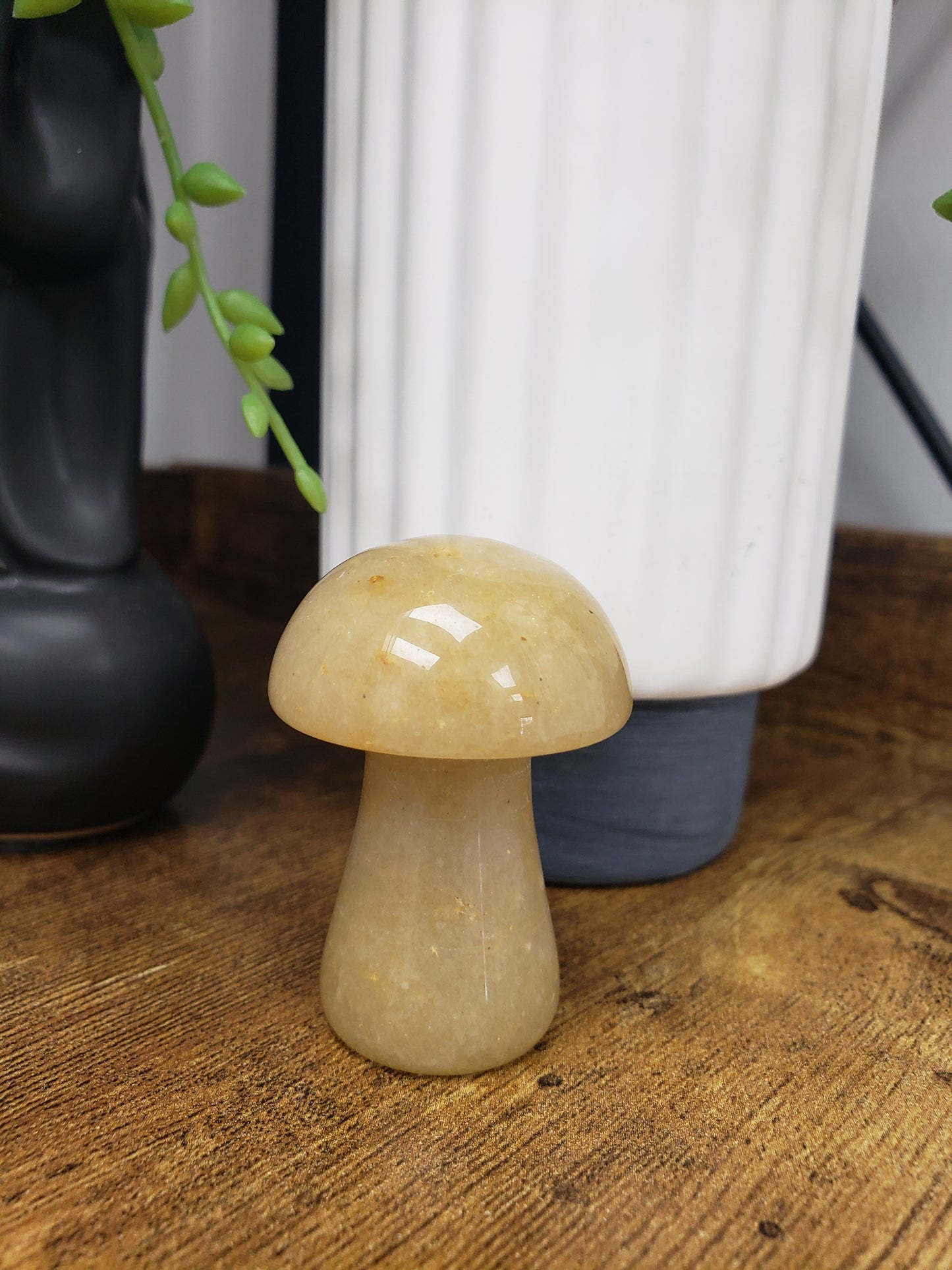 Large Carved Crystal Mushroom  🍄