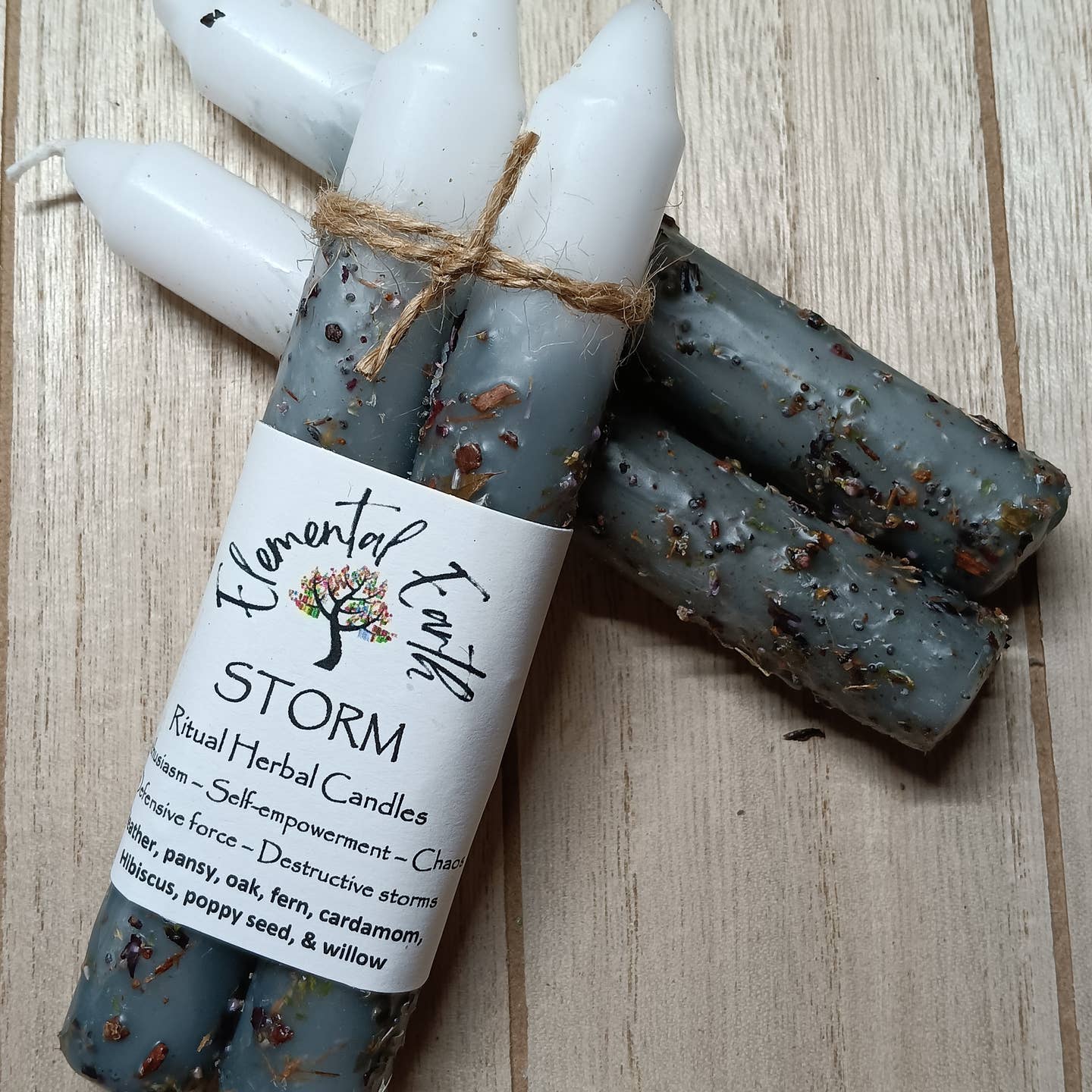 Storm Herbal 6 Inch Candle
