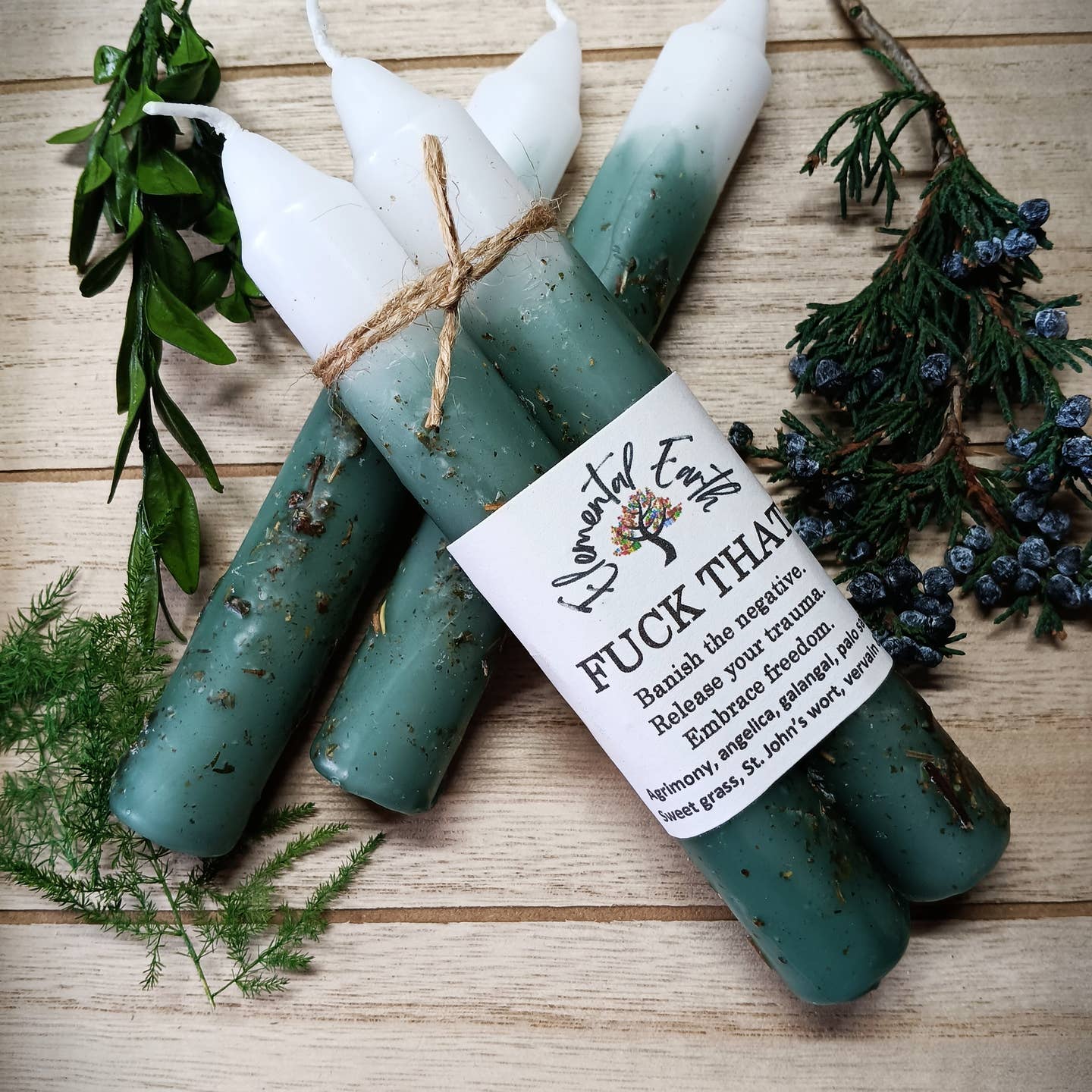 Fuck That Herbal Intention Candles