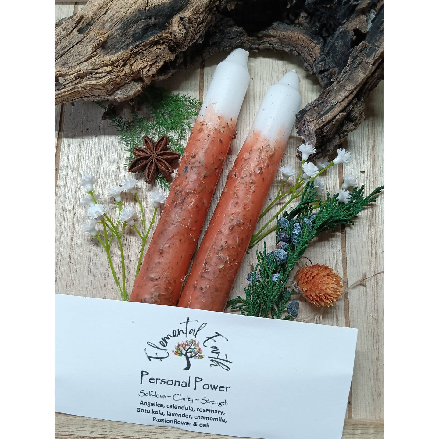 Personal Power Herbal Intention Candles