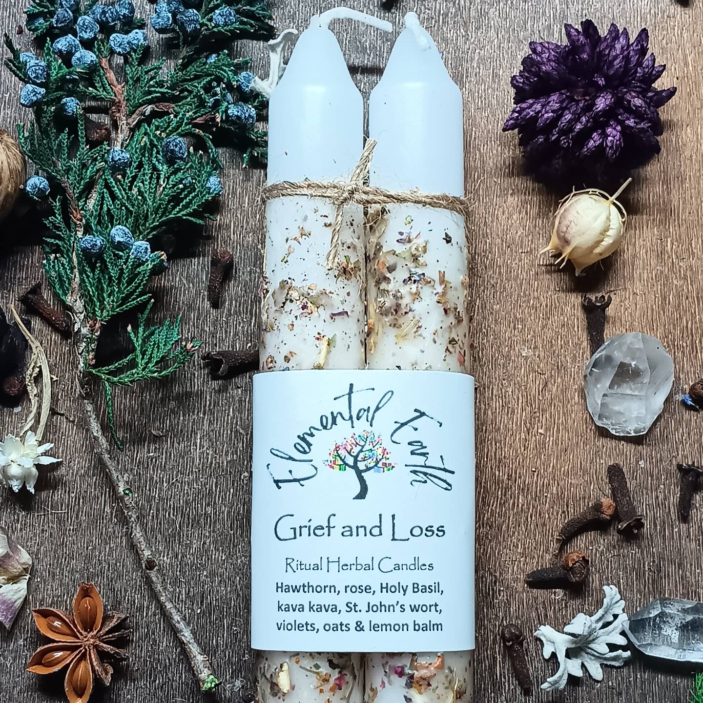 Grief and Loss Herbal Intention Candles