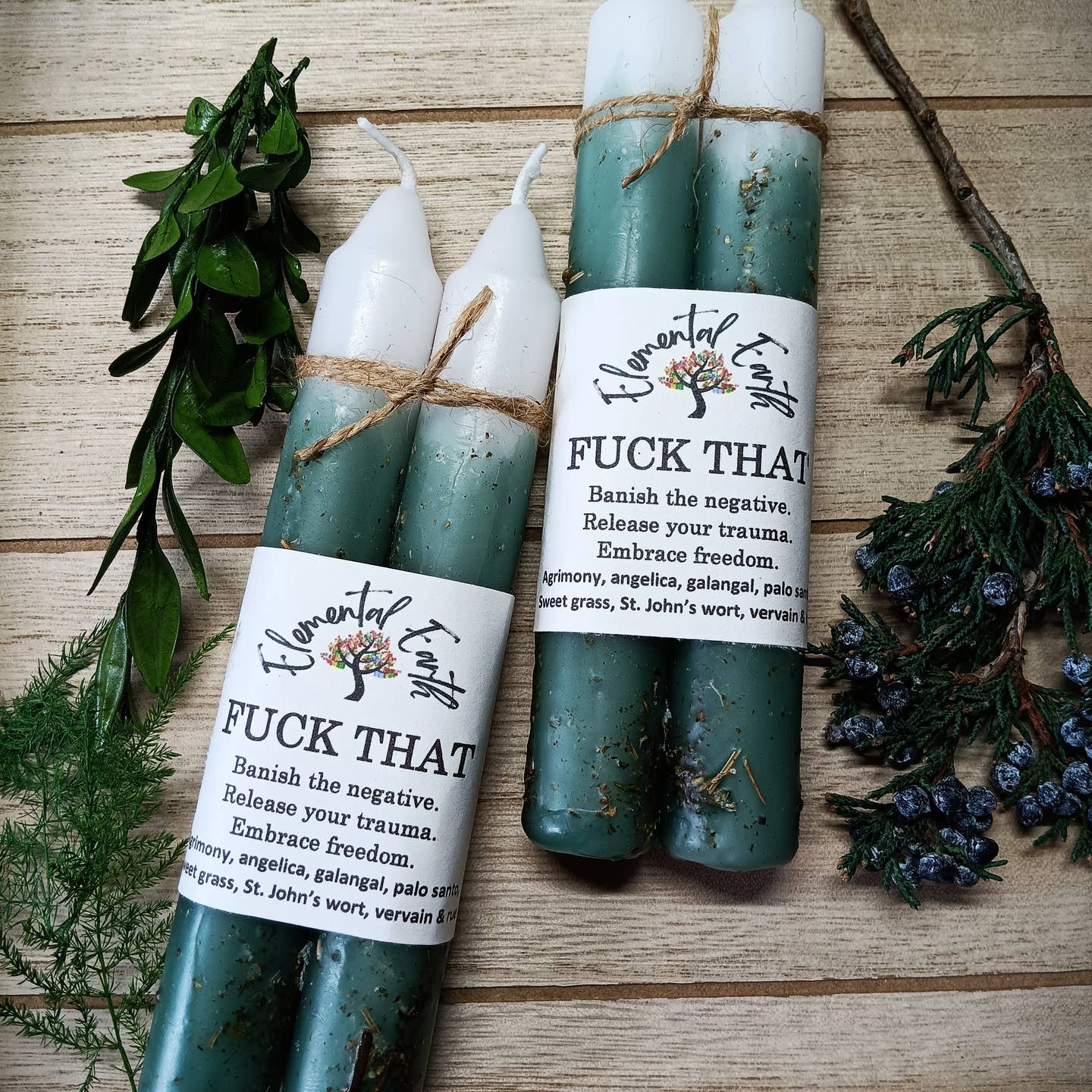 Fuck That Herbal Intention Candles