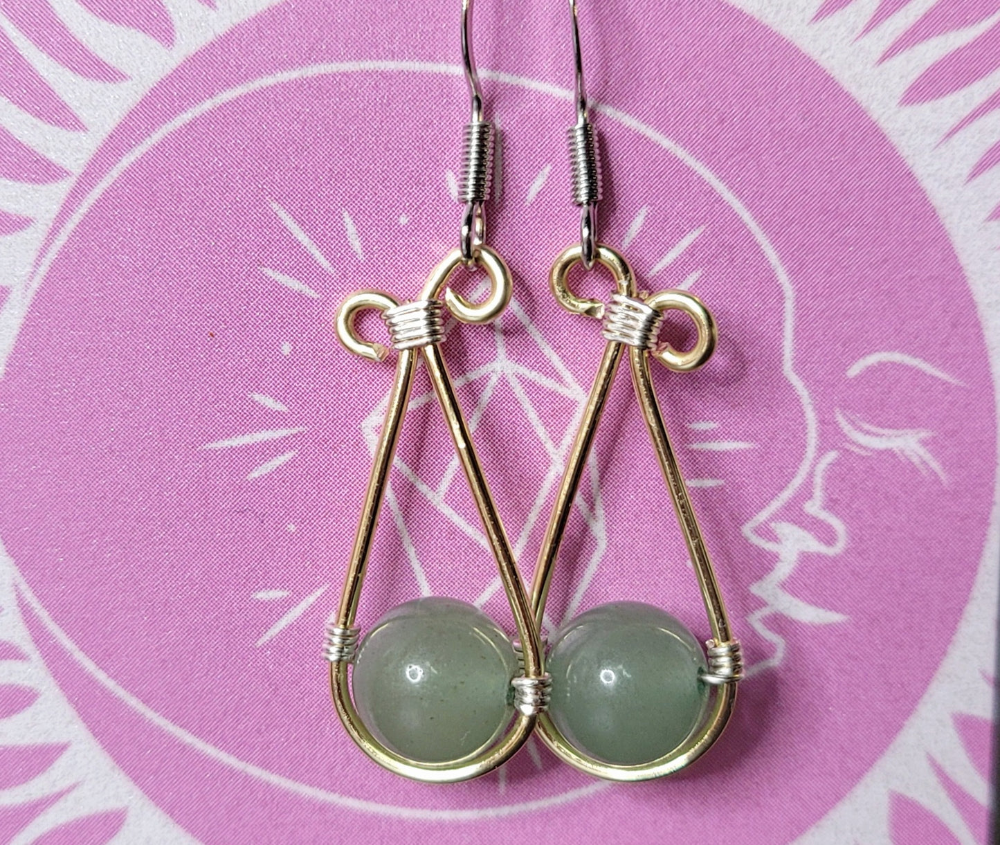 Green Aventurine Earrings