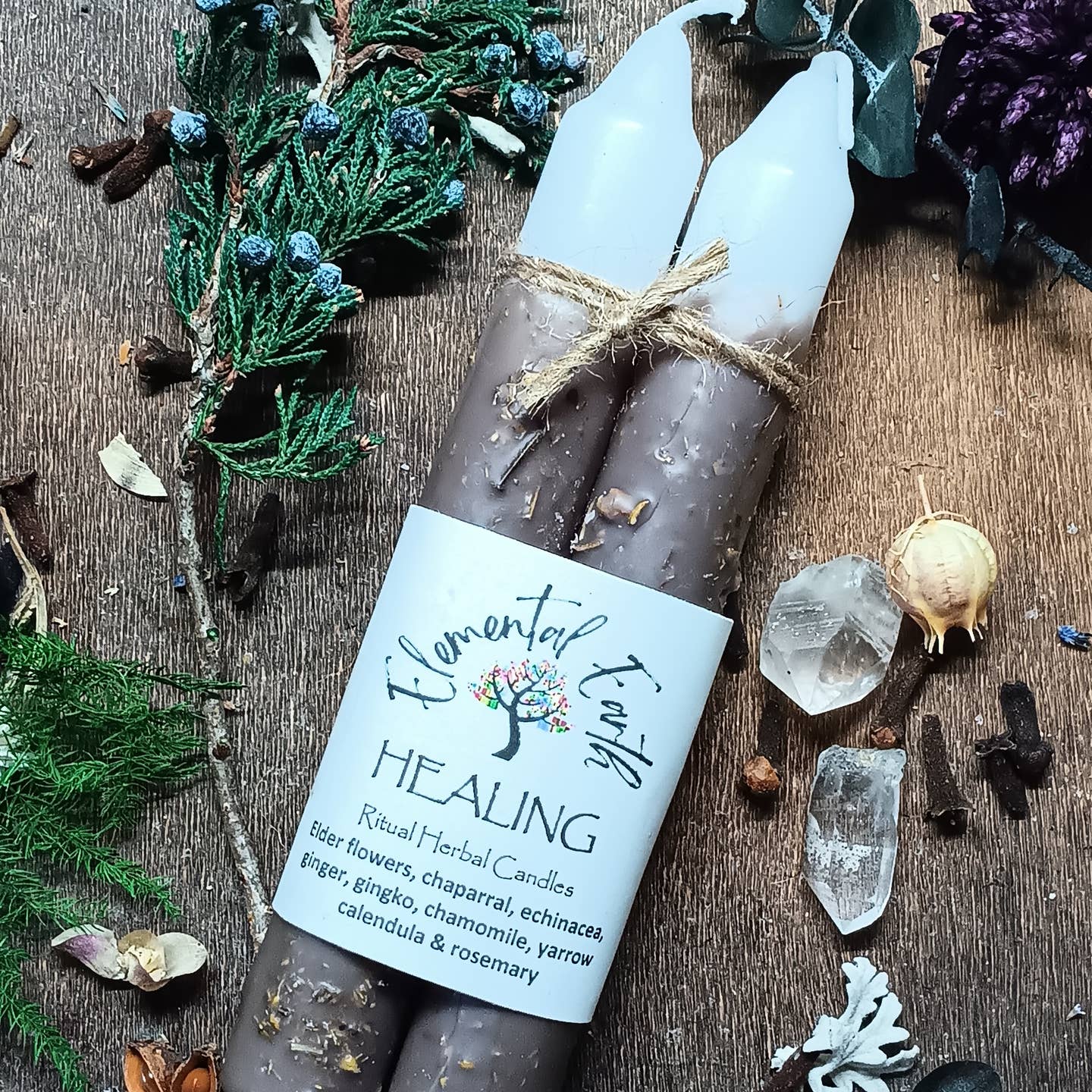 Healing Herbal Intention Candles