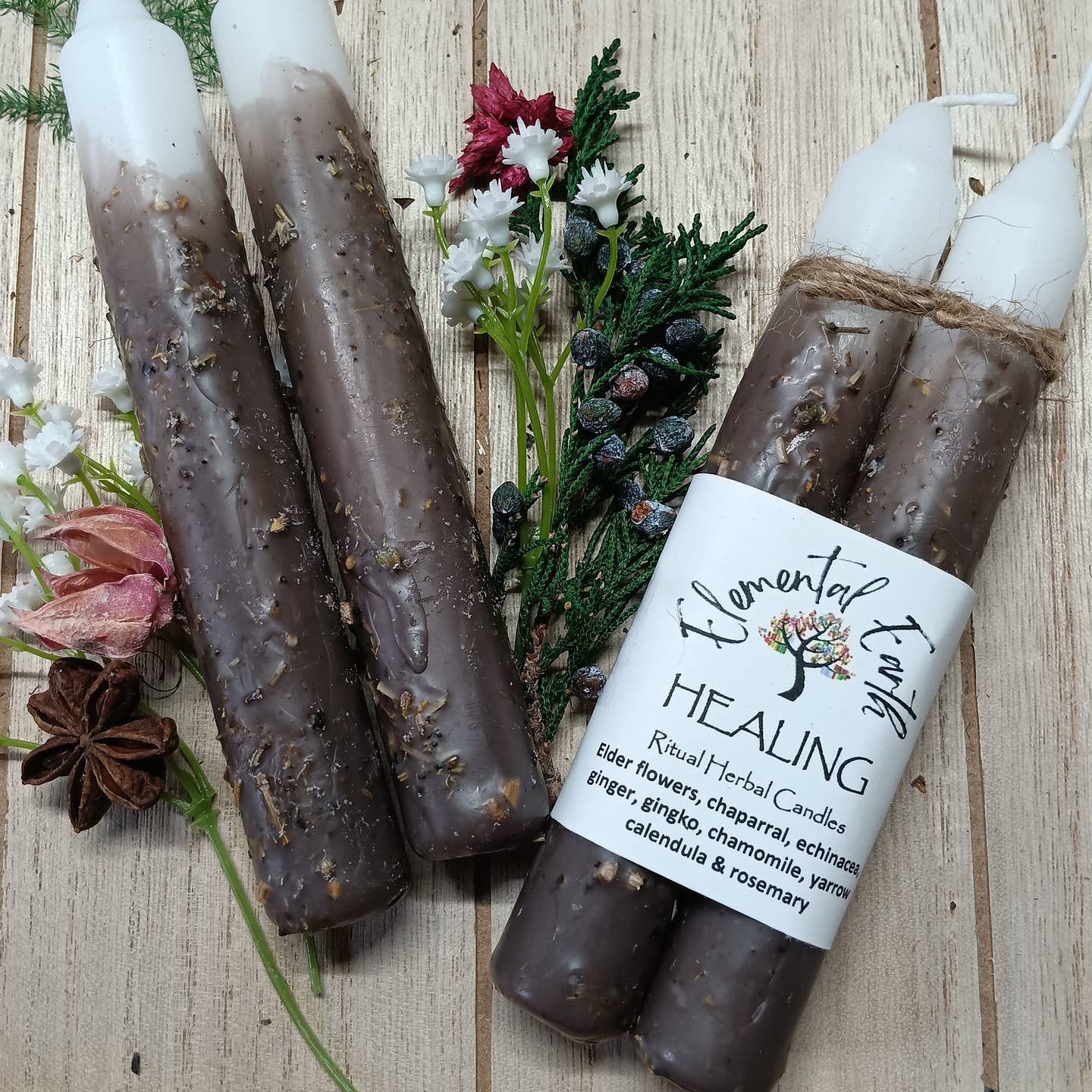 Healing Herbal Intention Candles