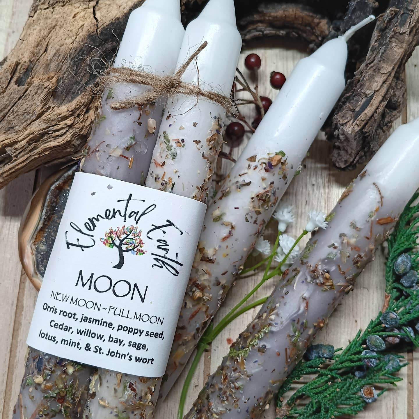 Moon Herbal Intention Candles