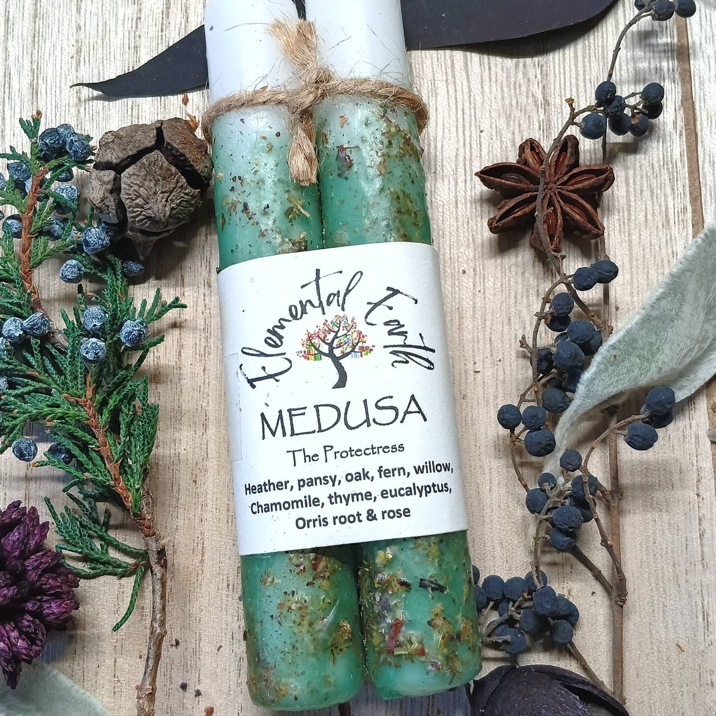 Medusa Herbal Intention Candles